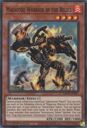 Magicore Warrior of the Relics [GRCR-EN027] Super Rare - Yu-Gi-Oh! - Card Brawlers | Quebec | Canada |