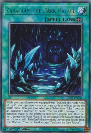 Zaralaam the Dark Palace [GRCR-EN033] Rare - Yu-Gi-Oh! - Card Brawlers | Quebec | Canada |