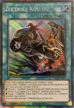 Zektrike Kou-ou [GRCR-EN037] Collector's Rare - Yu-Gi-Oh! - Card Brawlers | Quebec | Canada |