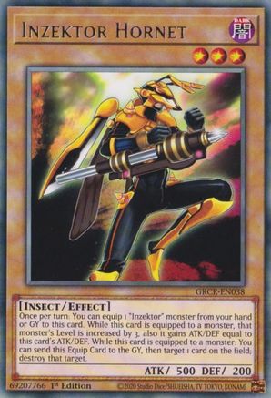 Inzektor Hornet [GRCR-EN038] Rare - Yu-Gi-Oh! - Card Brawlers | Quebec | Canada |