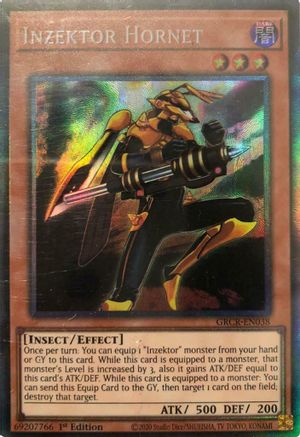 Inzektor Hornet [GRCR-EN038] Collector's Rare - Yu-Gi-Oh! - Card Brawlers | Quebec | Canada |