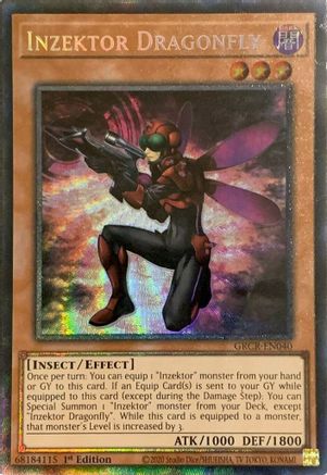 Inzektor Dragonfly [GRCR-EN040] Collector's Rare - Yu-Gi-Oh! - Card Brawlers | Quebec | Canada |