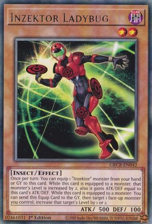 Inzektor Ladybug [GRCR-EN042] Rare - Yu-Gi-Oh! - Card Brawlers | Quebec | Canada |
