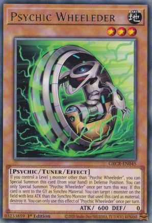 Psychic Wheeleder [GRCR-EN045] Rare - Yu-Gi-Oh! - Card Brawlers | Quebec | Canada |