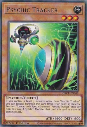 Psychic Tracker [GRCR-EN046] Rare - Yu-Gi-Oh! - Card Brawlers | Quebec | Canada |