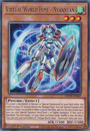 Virtual World Hime - Nyannyan [GRCR-EN047] Rare - Yu-Gi-Oh! - Card Brawlers | Quebec | Canada |