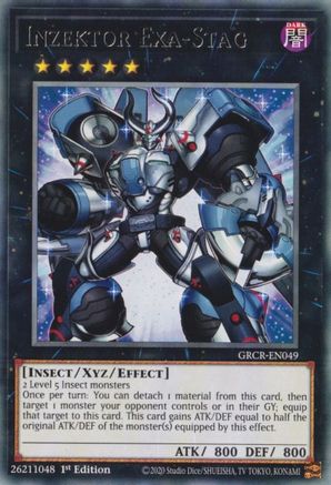 Inzektor Exa-Stag [GRCR-EN049] Rare - Yu-Gi-Oh! - Card Brawlers | Quebec | Canada |