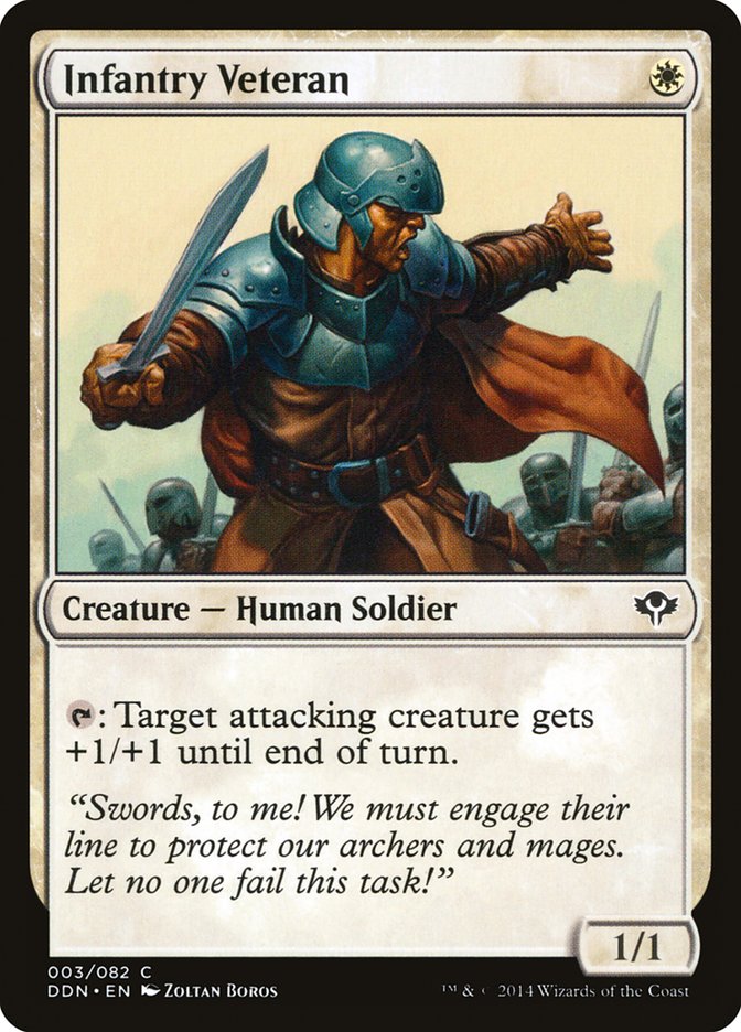 Infantry Veteran [Duel Decks: Speed vs. Cunning] - Magic: The Gathering - Card Brawlers | Quebec | Canada |