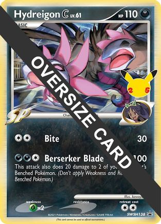 Hydreigon C (SWSH138) (Jumbo Card) [Sword & Shield: Black Star Promos] - Pokémon - Card Brawlers | Quebec | Canada |