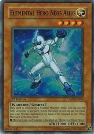 Elemental Hero Neos Alius [TAEV-EN018] Super Rare - Yu-Gi-Oh! - Card Brawlers | Quebec | Canada |