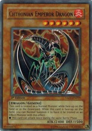 Chthonian Emperor Dragon [TAEV-EN019] Ultra Rare