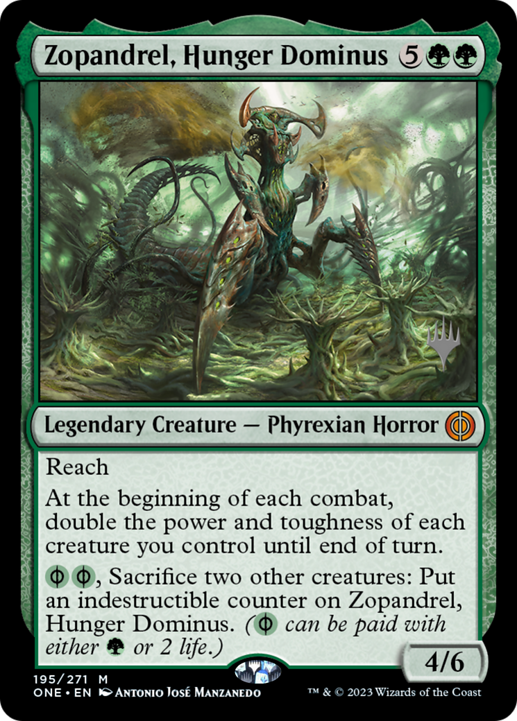 Zopandrel, Hunger Dominus (Promo Pack) [Phyrexia: All Will Be One Promos] - Magic: The Gathering - Card Brawlers | Quebec | Canada |