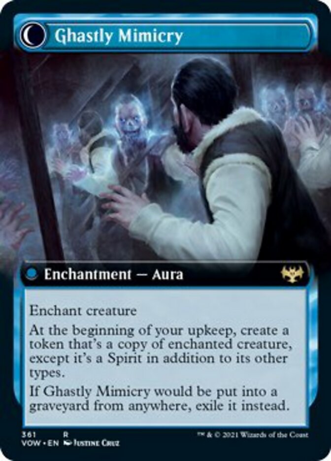 Mirrorhall Mimic // Ghastly Mimicry (Extended Art) [Innistrad: Crimson Vow] - Magic: The Gathering - Card Brawlers | Quebec | Canada |