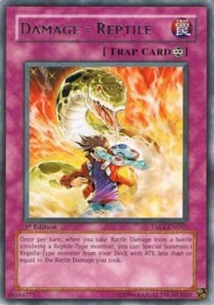 Damage = Reptile [TAEV-EN067] Rare - Yu-Gi-Oh! - Card Brawlers | Quebec | Canada |