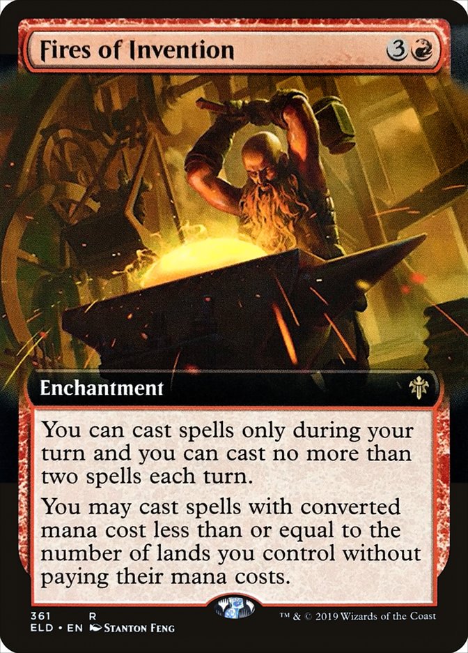 Fires of Invention (Extended Art) [Throne of Eldraine] - Magic: The Gathering - Card Brawlers | Quebec | Canada |