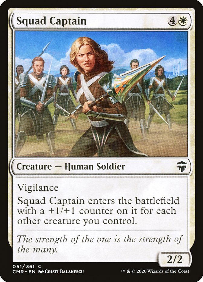 Squad Captain [Commander Legends] - Magic: The Gathering - Card Brawlers | Quebec | Canada |