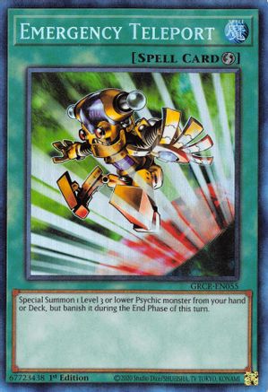 Emergency Teleport [GRCR-EN055] Collector's Rare - Yu-Gi-Oh! - Card Brawlers | Quebec | Canada |