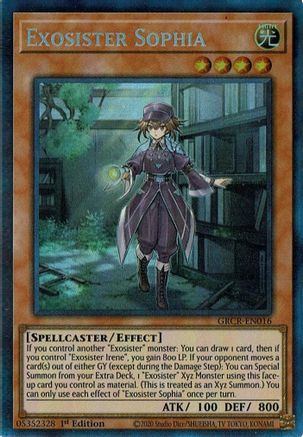 Exosister Sophia [GRCR-EN016] Collector's Rare - Yu-Gi-Oh! - Card Brawlers | Quebec | Canada |