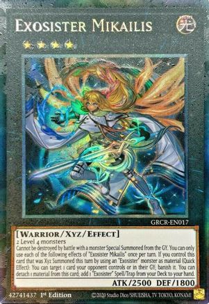 Exosister Mikailis [GRCR-EN017] Collector's Rare - Yu-Gi-Oh! - Card Brawlers | Quebec | Canada |