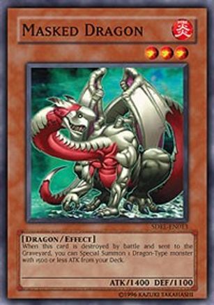 Masked Dragon [SDRL-EN013] Common - Yu-Gi-Oh! - Card Brawlers | Quebec | Canada |