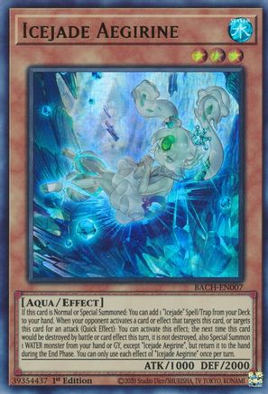Icejade Aegirine [BACH-EN007] Ultra Rare - Yu-Gi-Oh! - Card Brawlers | Quebec | Canada |