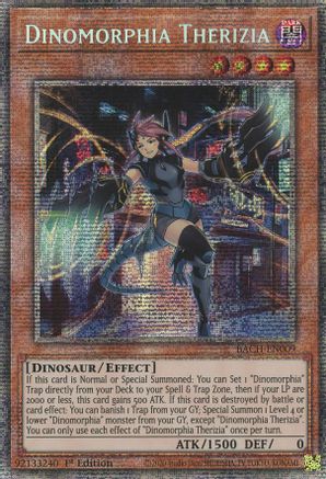 Dinomorphia Therizia [BACH-EN009] Starlight Rare - Yu-Gi-Oh! - Card Brawlers | Quebec | Canada |