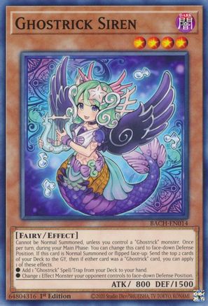 Ghostrick Siren [BACH-EN014] Common - Yu-Gi-Oh! - Card Brawlers | Quebec | Canada |