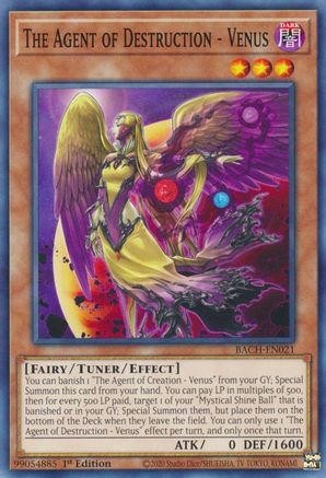 The Agent of Destruction - Venus [BACH-EN021] Common - Yu-Gi-Oh! - Card Brawlers | Quebec | Canada |