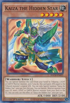 Kaiza the Hidden Star [BACH-EN022] Common - Yu-Gi-Oh! - Card Brawlers | Quebec | Canada |