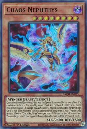 Chaos Nephthys [BACH-EN025] Ultra Rare - Yu-Gi-Oh! - Card Brawlers | Quebec | Canada |