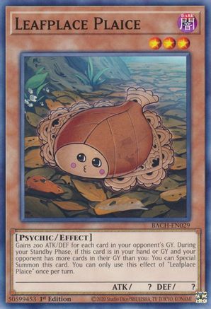 Leafplace Plaice [BACH-EN029] Common - Yu-Gi-Oh! - Card Brawlers | Quebec | Canada |