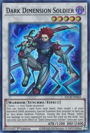 Dark Dimension Soldier [BACH-EN043] Super Rare - Yu-Gi-Oh! - Card Brawlers | Quebec | Canada |