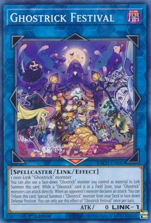 Ghostrick Festival [BACH-EN047] Common - Yu-Gi-Oh! - Card Brawlers | Quebec | Canada |