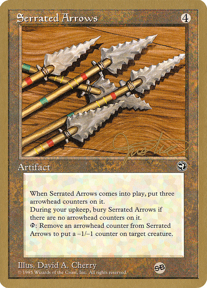 Serrated Arrows (Mark Justice) (SB) [Pro Tour Collector Set] - Magic: The Gathering - Card Brawlers | Quebec | Canada |