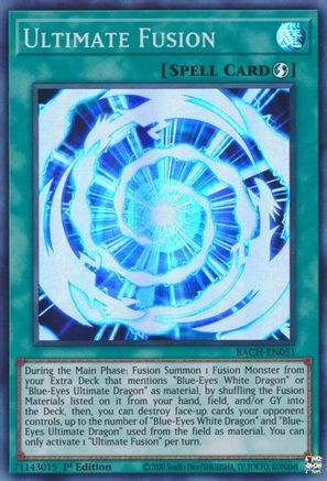 Ultimate Fusion [BACH-EN051] Super Rare - Yu-Gi-Oh! - Card Brawlers | Quebec | Canada |