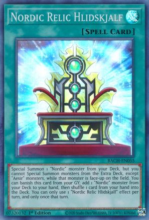 Nordic Relic Hlidskjalf [BACH-EN055] Super Rare - Yu-Gi-Oh! - Card Brawlers | Quebec | Canada |