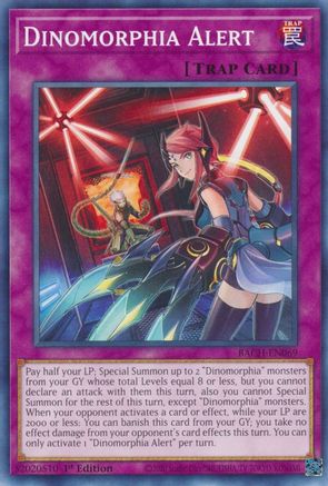 Dinomorphia Alert [BACH-EN069] Common - Yu-Gi-Oh! - Card Brawlers | Quebec | Canada |