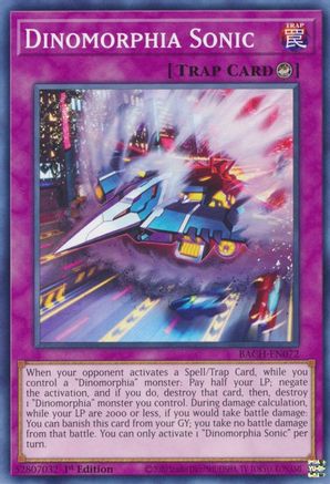Dinomorphia Sonic [BACH-EN072] Common - Yu-Gi-Oh! - Card Brawlers | Quebec | Canada |