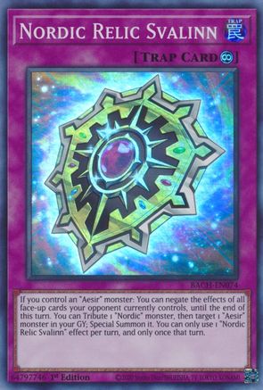 Nordic Relic Svalinn [BACH-EN074] Super Rare - Yu-Gi-Oh! - Card Brawlers | Quebec | Canada |