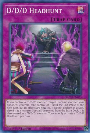 D/D/D Headhunt [BACH-EN075] Common - Yu-Gi-Oh! - Card Brawlers | Quebec | Canada |