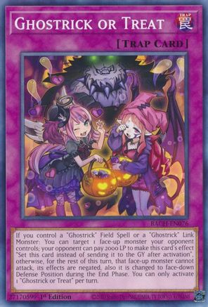 Ghostrick or Treat [BACH-EN076] Common - Yu-Gi-Oh! - Card Brawlers | Quebec | Canada |