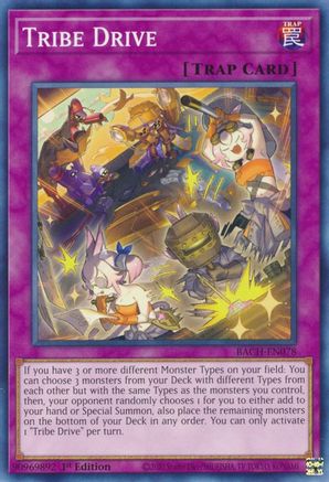 Tribe Drive [BACH-EN078] Common - Yu-Gi-Oh! - Card Brawlers | Quebec | Canada |