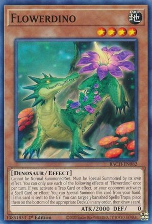 Flowerdino [BACH-EN082] Common - Yu-Gi-Oh! - Card Brawlers | Quebec | Canada |
