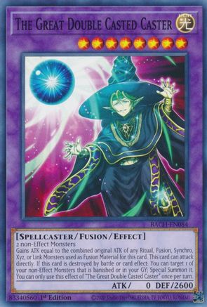 The Great Double Casted Caster [BACH-EN084] Common - Yu-Gi-Oh! - Card Brawlers | Quebec | Canada |