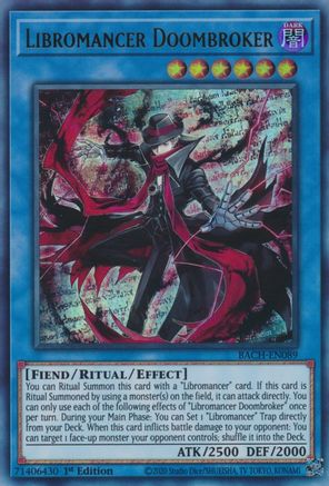 Libromancer Doombroker [BACH-EN089] Ultra Rare - Yu-Gi-Oh! - Card Brawlers | Quebec | Canada |