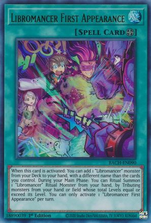 Libromancer First Appearance [BACH-EN090] Ultra Rare - Yu-Gi-Oh! - Card Brawlers | Quebec | Canada |