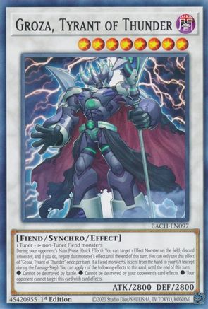 Groza, Tyrant of Thunder [BACH-EN097] Common - Yu-Gi-Oh! - Card Brawlers | Quebec | Canada |