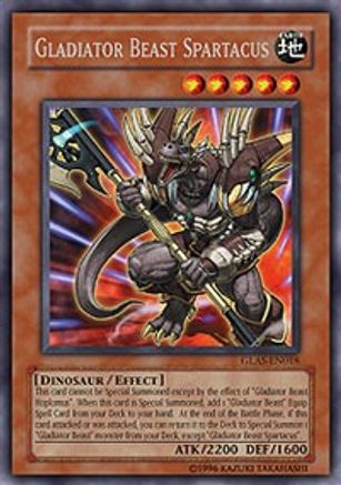 Gladiator Beast Spartacus [GLAS-EN018] Rare - Yu-Gi-Oh! - Card Brawlers | Quebec | Canada |