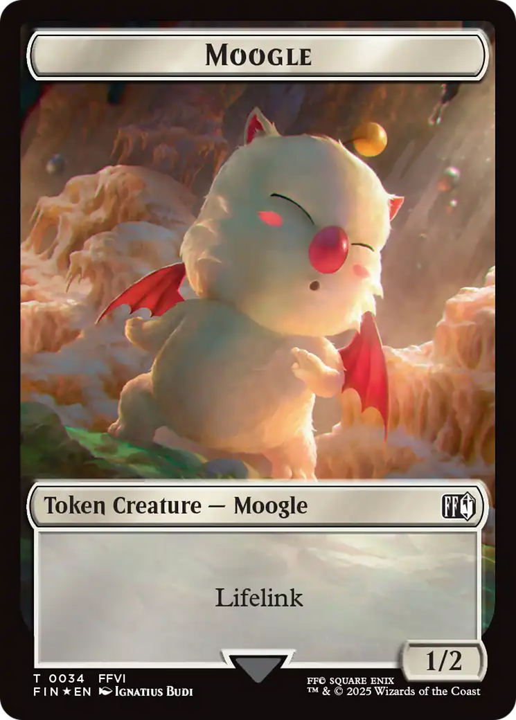 Moogle (0034) // Treasure (0036) Double-Sided Token (Surge Foil) [FINAL FANTASY Tokens] - Magic: The Gathering - Card Brawlers | Quebec | Canada |