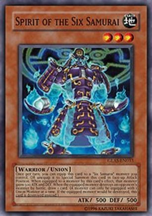 Spirit of the Six Samurai [GLAS-EN033] Common - Yu-Gi-Oh! - Card Brawlers | Quebec | Canada |